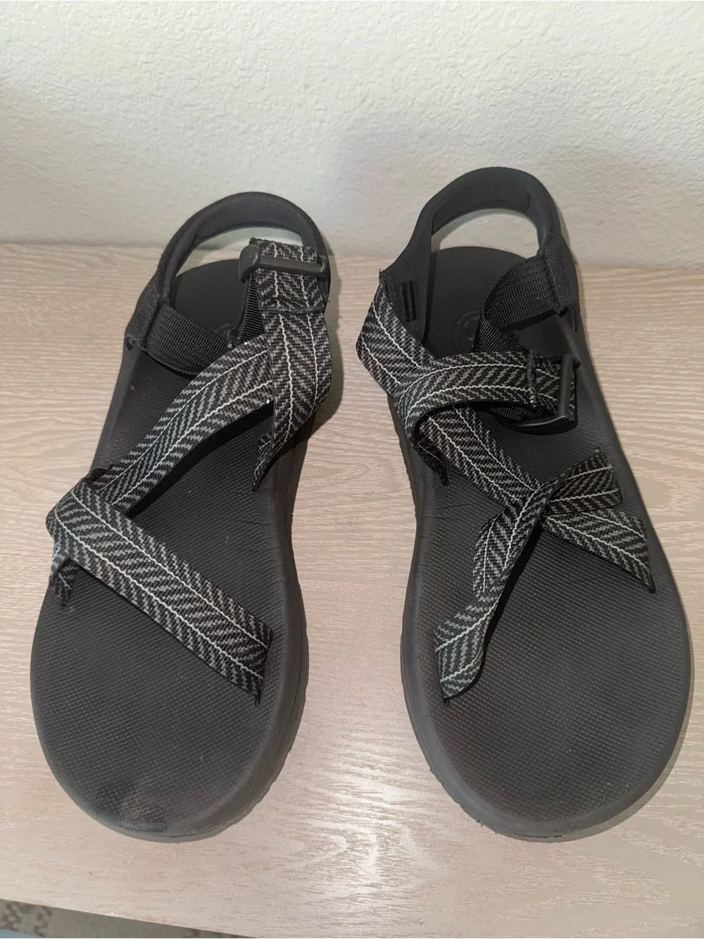 Men's CushZ Extra Cushioned Sandal black size 10